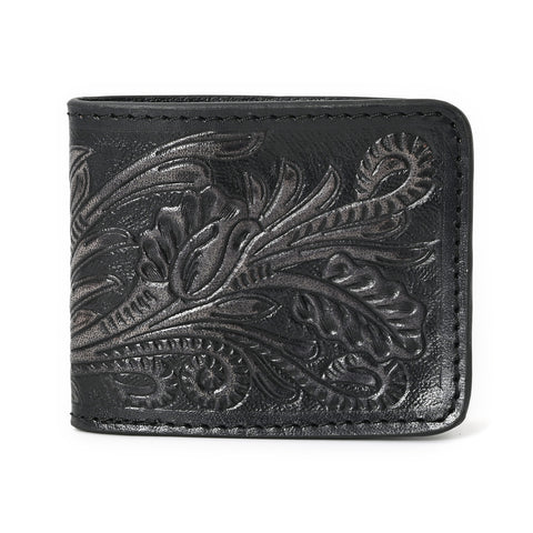 Growl Handtooled Hipster Wallet