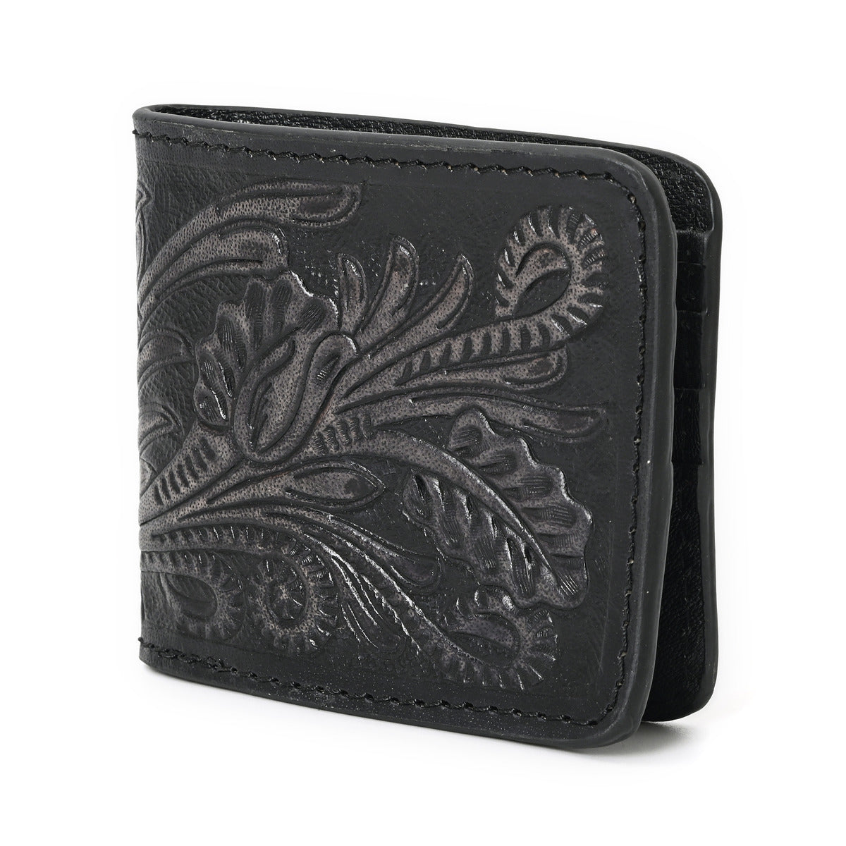 Growl Handtooled Hipster Wallet