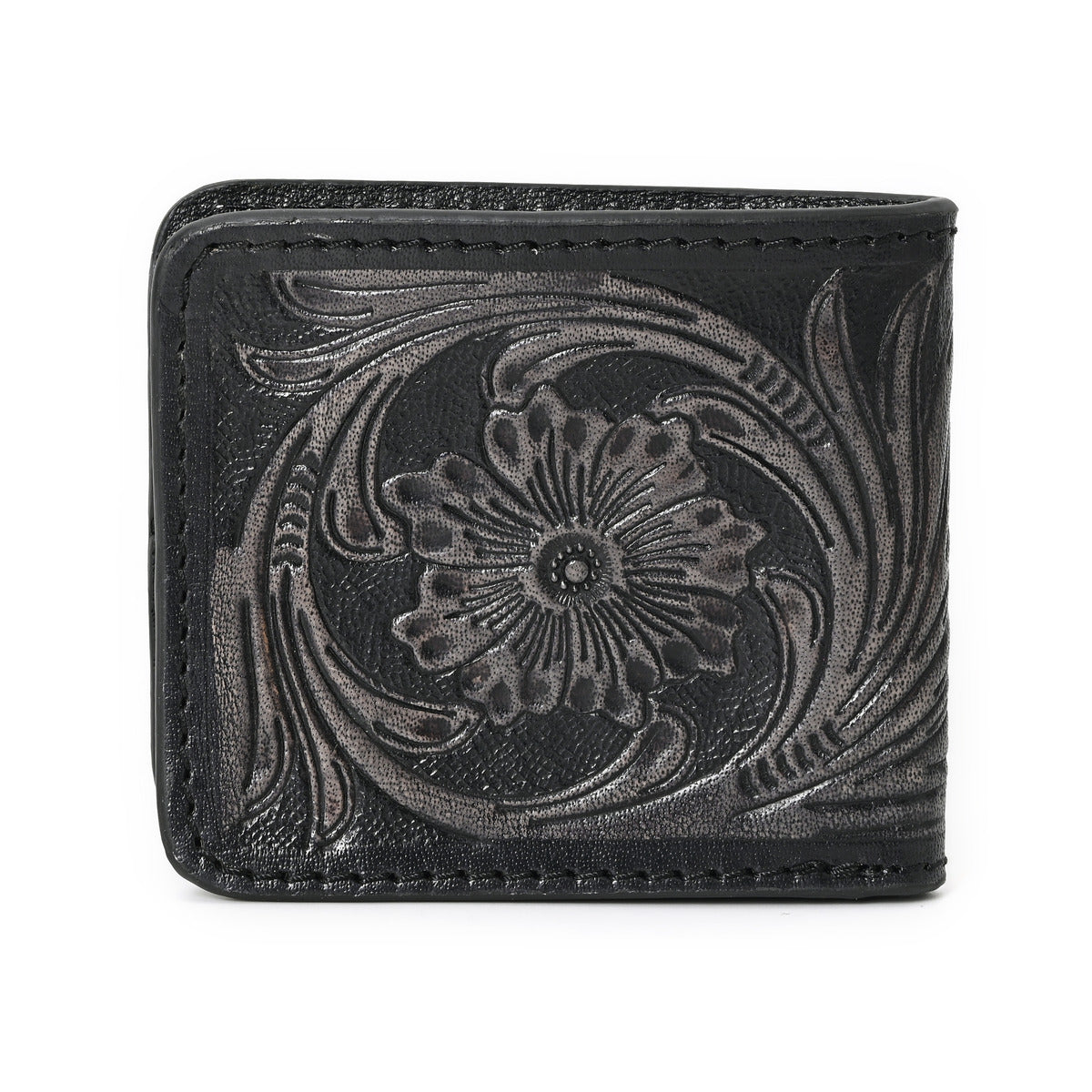 Growl Handtooled Hipster Wallet