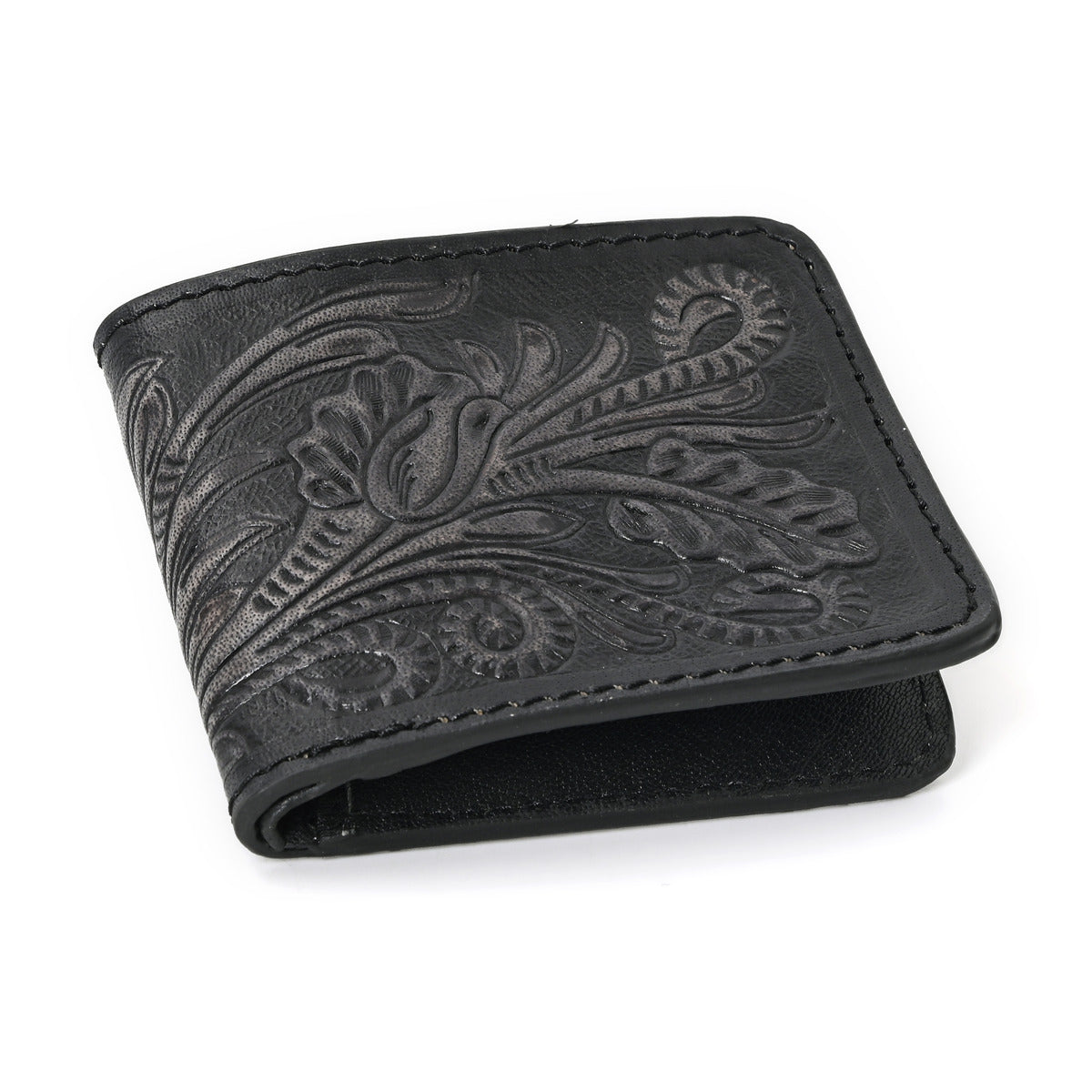 Growl Handtooled Hipster Wallet