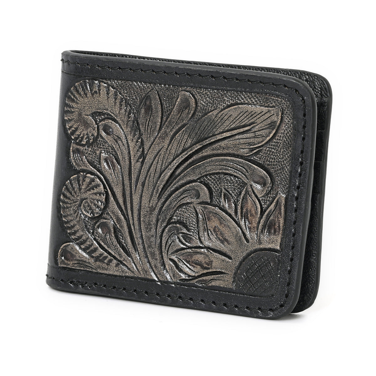 Sunflower Twin Handtooled Hipster Wallet