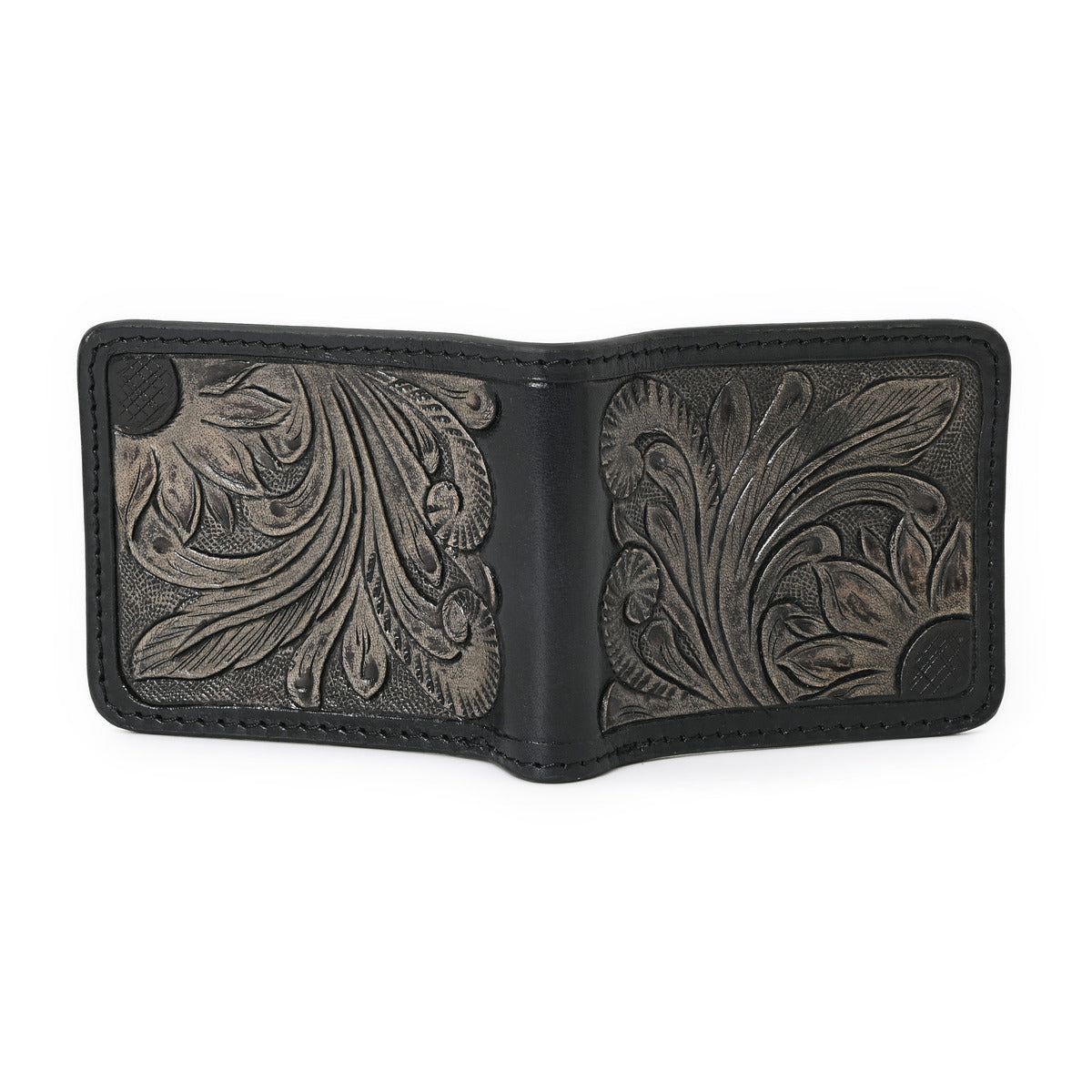 Sunflower Twin Handtooled Hipster Wallet