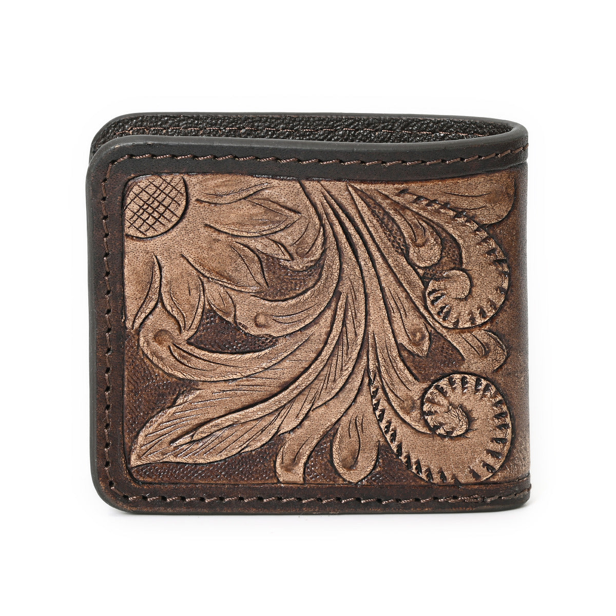 Sunflower Handtooled Hipster Wallet
