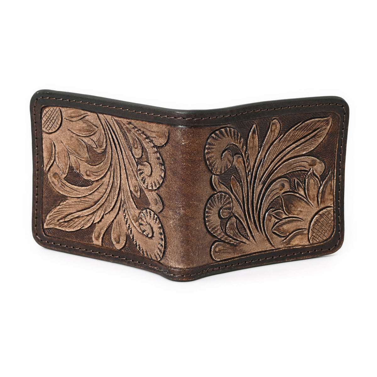 Sunflower Handtooled Hipster Wallet