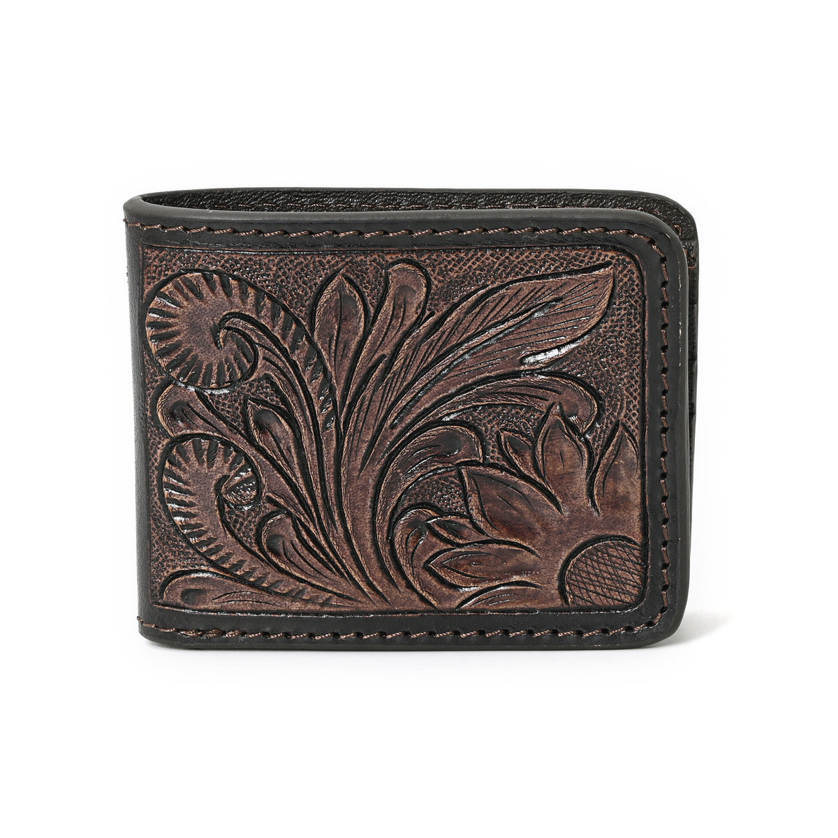 Sunflower Twin Handtooled Hipster Wallet