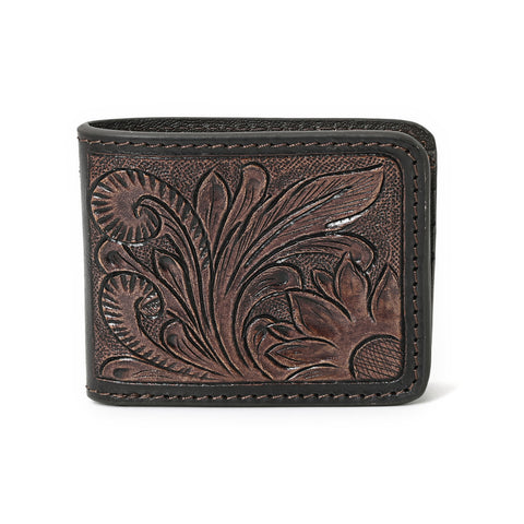 Sunflower Twin Handtooled Hipster Wallet