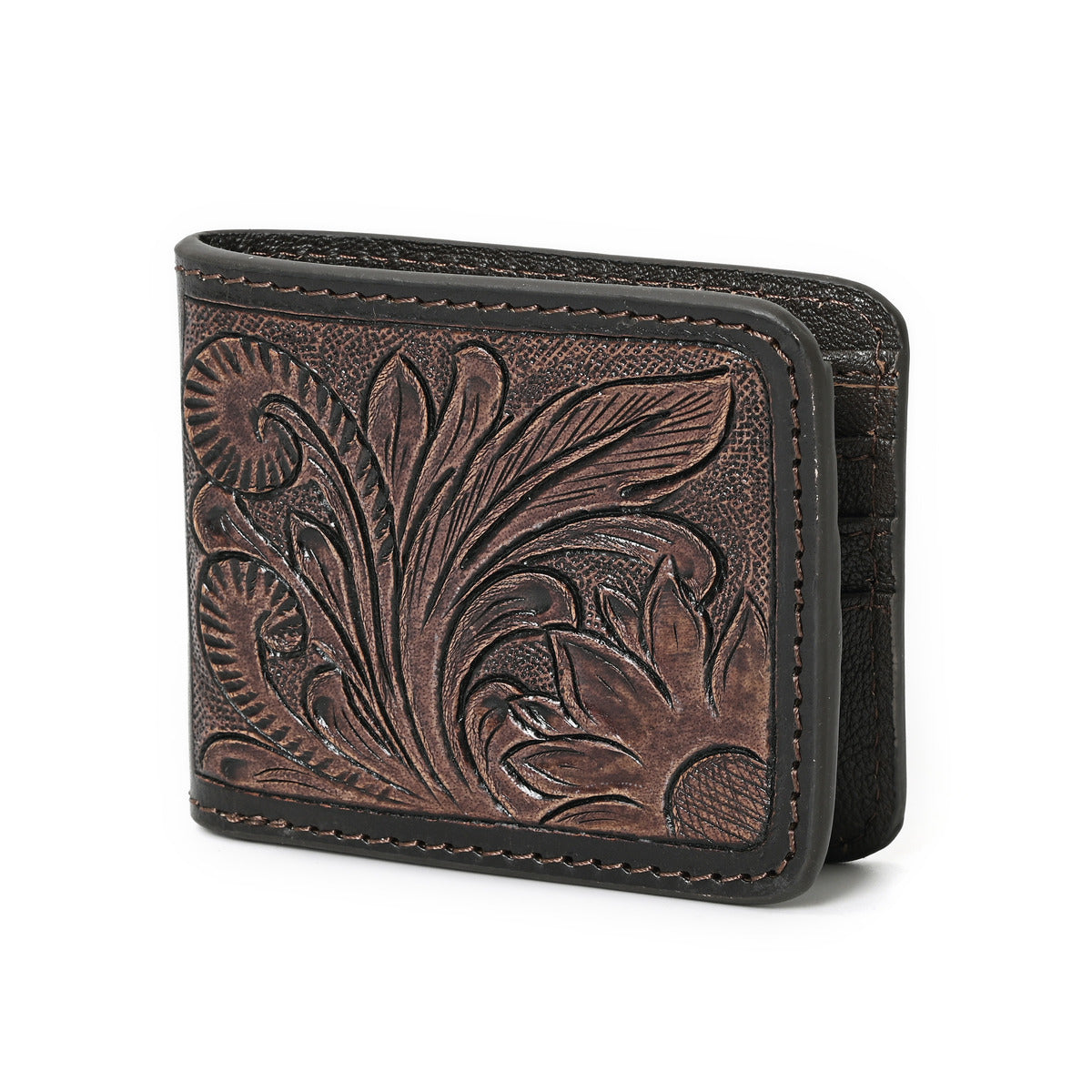 Sunflower Twin Handtooled Hipster Wallet