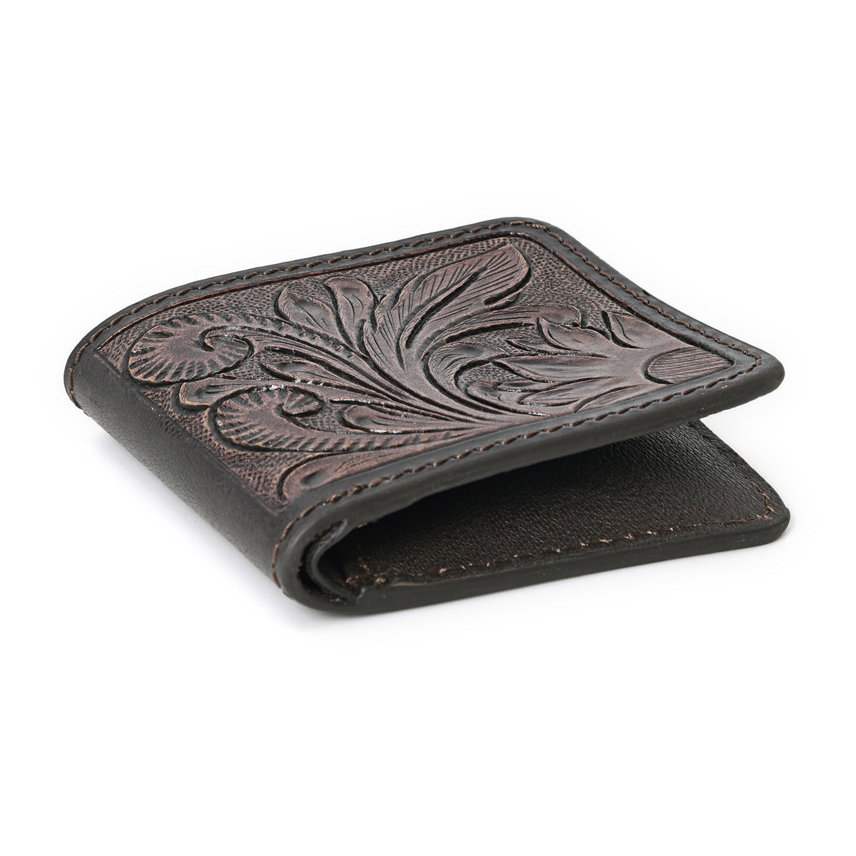 Sunflower Twin Handtooled Hipster Wallet