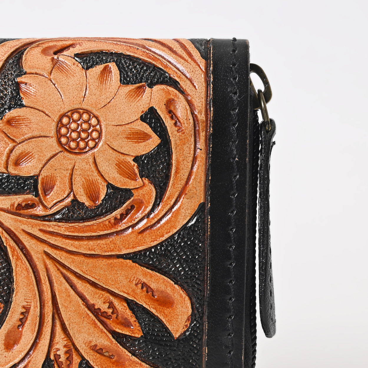 Chevron Carved Wallet