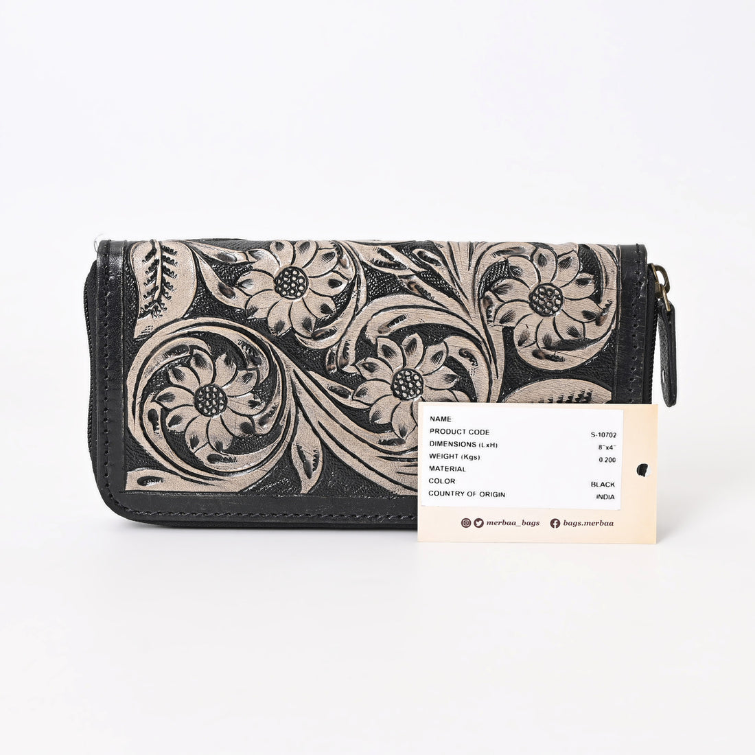 Eaurde Carved Clutch