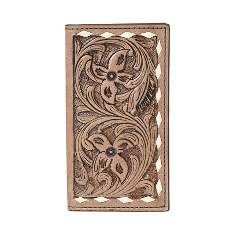 Crimson Tooled Passport Cover