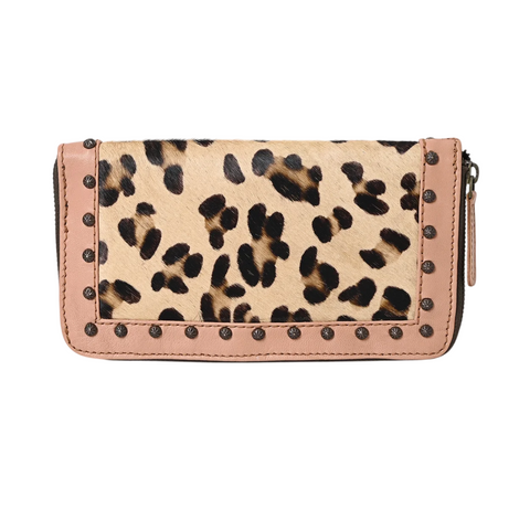 Hangon Pink Cowhide Wallet