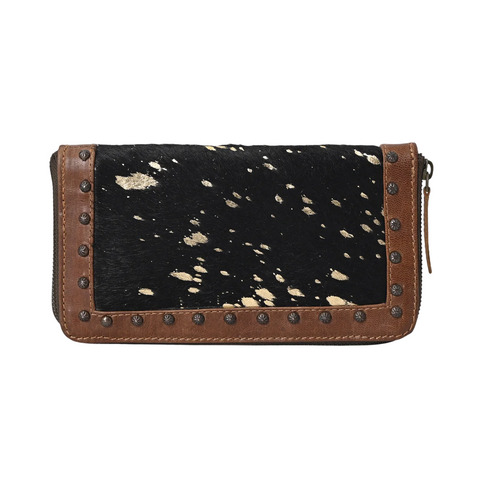 Hangon Black Cowhide Wallet