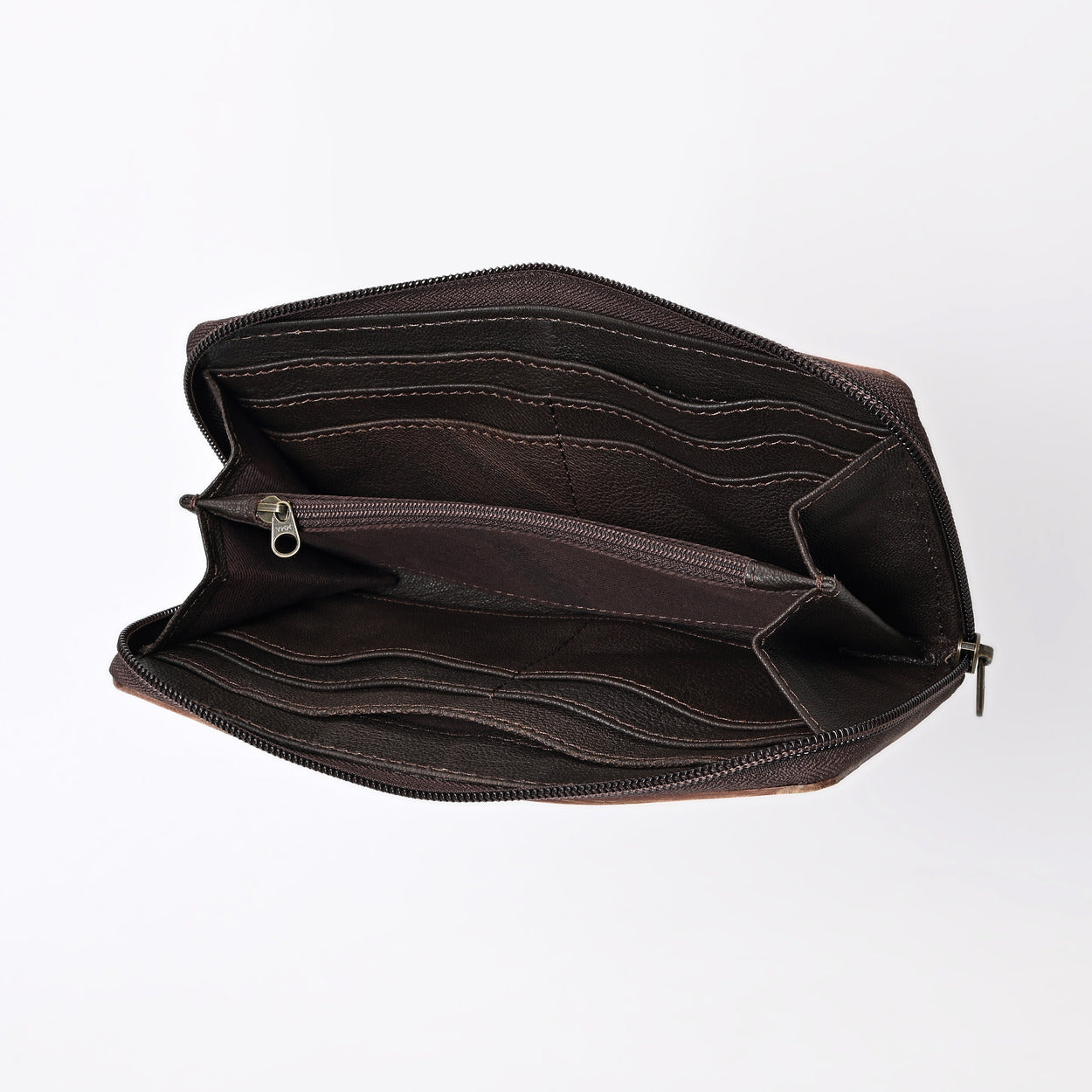 Brownian Tooled Wallet