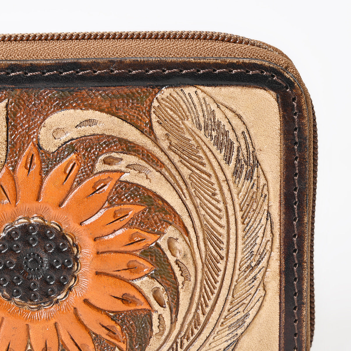Go To Gear Sunflower Tooled Wallet