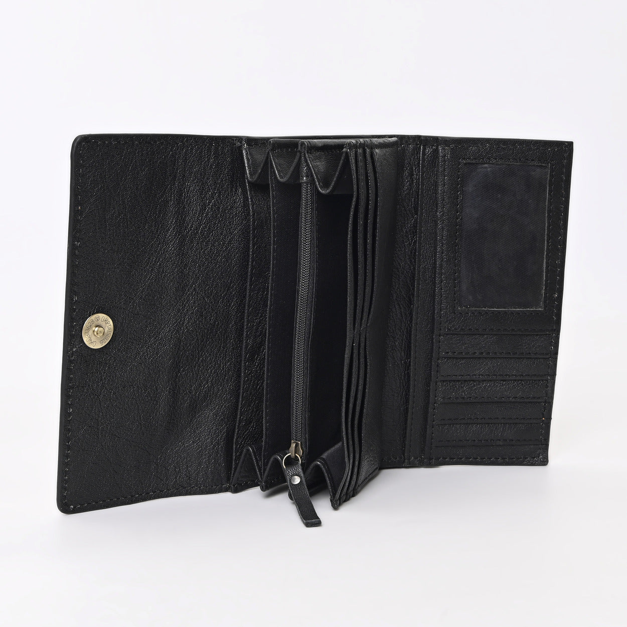 Rayna Tan Tooled Trifold Wallet