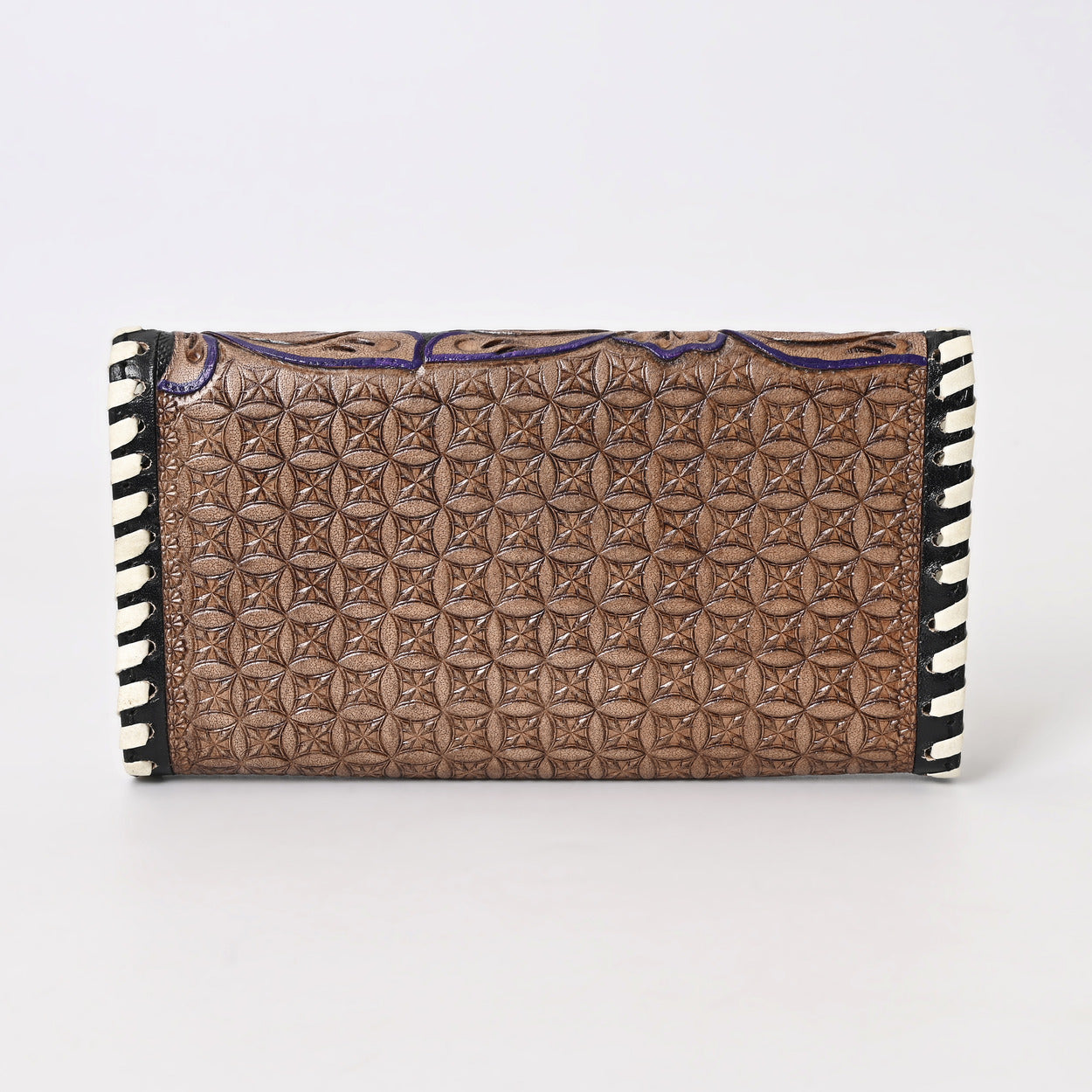 Skylar Knitted Tooled Wallet
