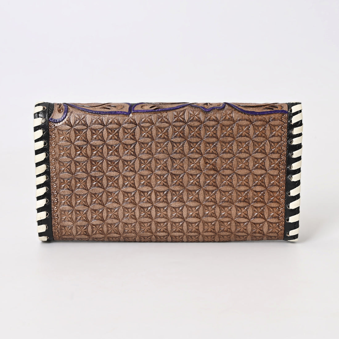 Skylar Knitted Tooled Wallet