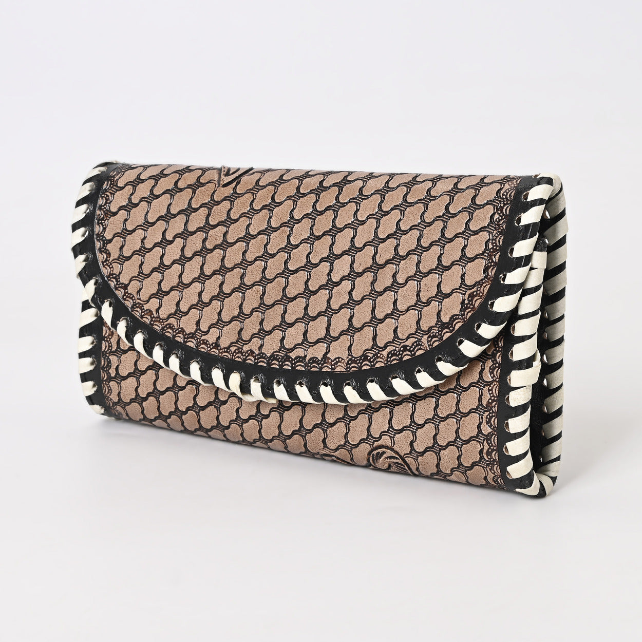 Carmen Knitted Tooled Wallet