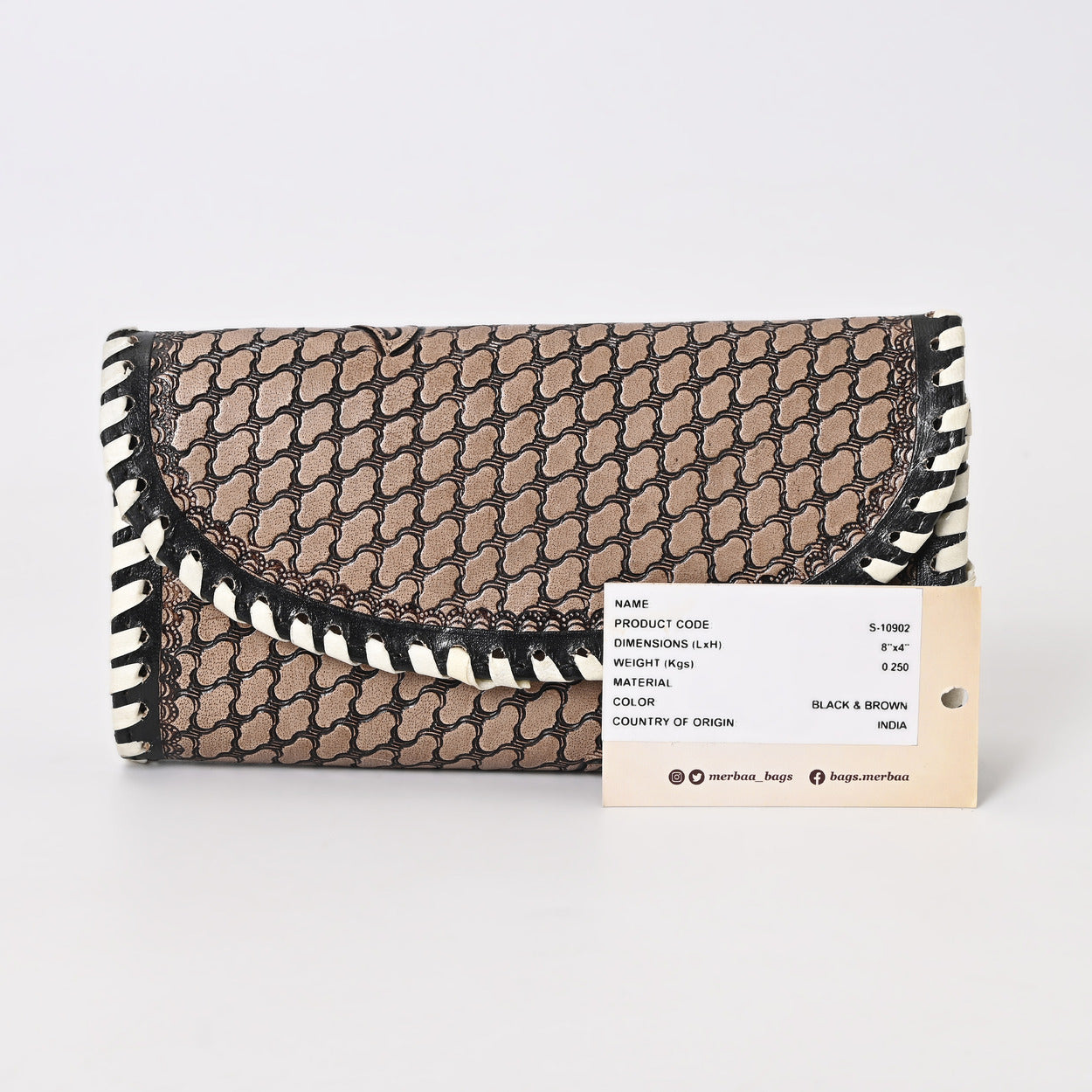 Carmen Knitted Tooled Wallet