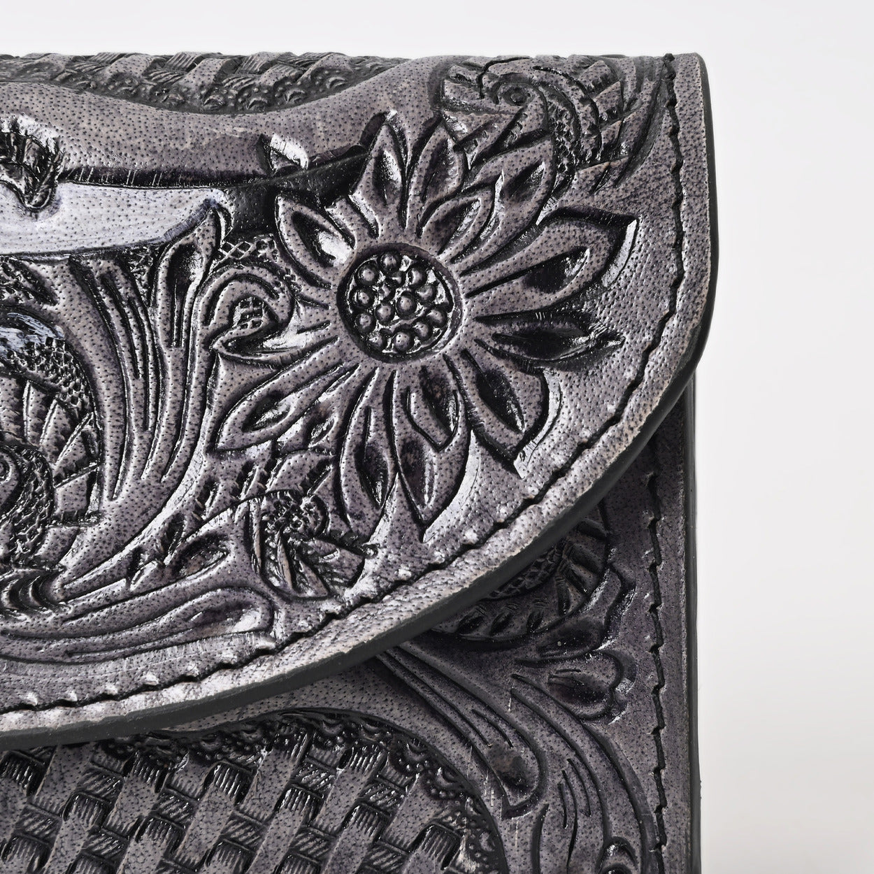 Calm Bull Tooled Wallet