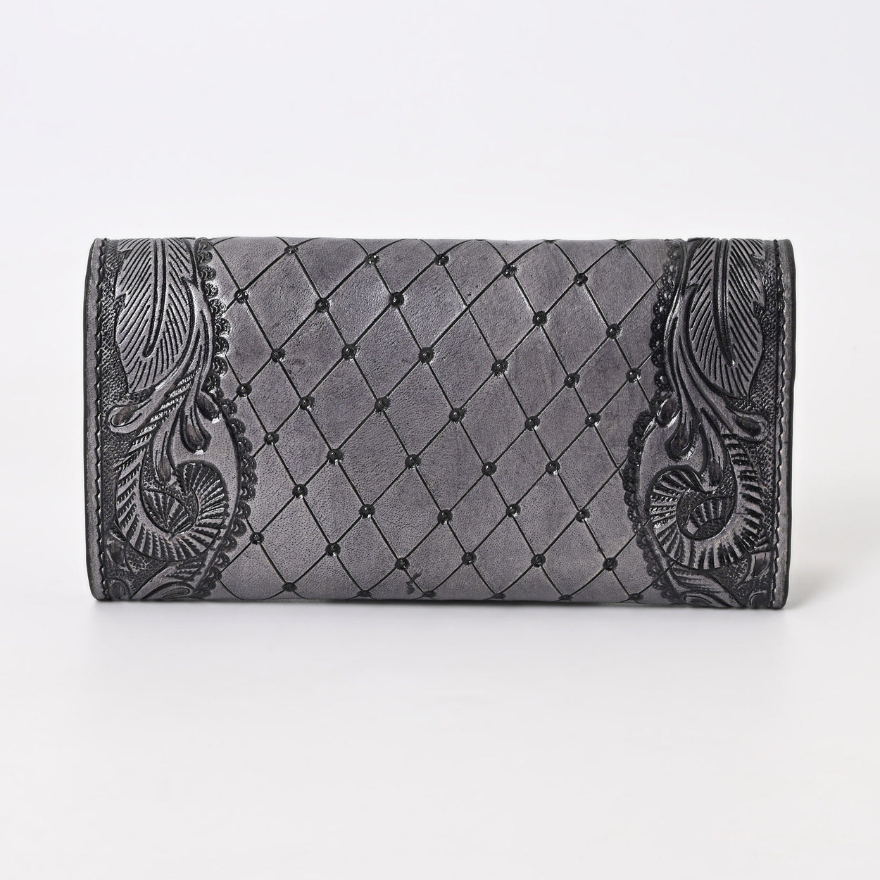 Calm Longhorn Tooled Wallet