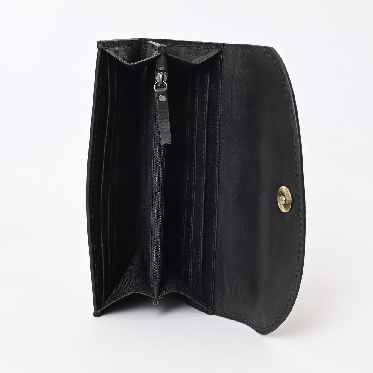 Sky Leafblack Tooled Wallet