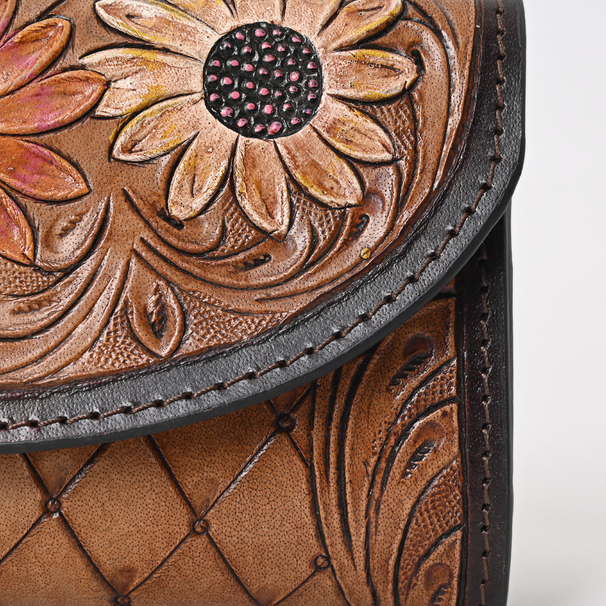 Cutie Flower Tooled Wallet