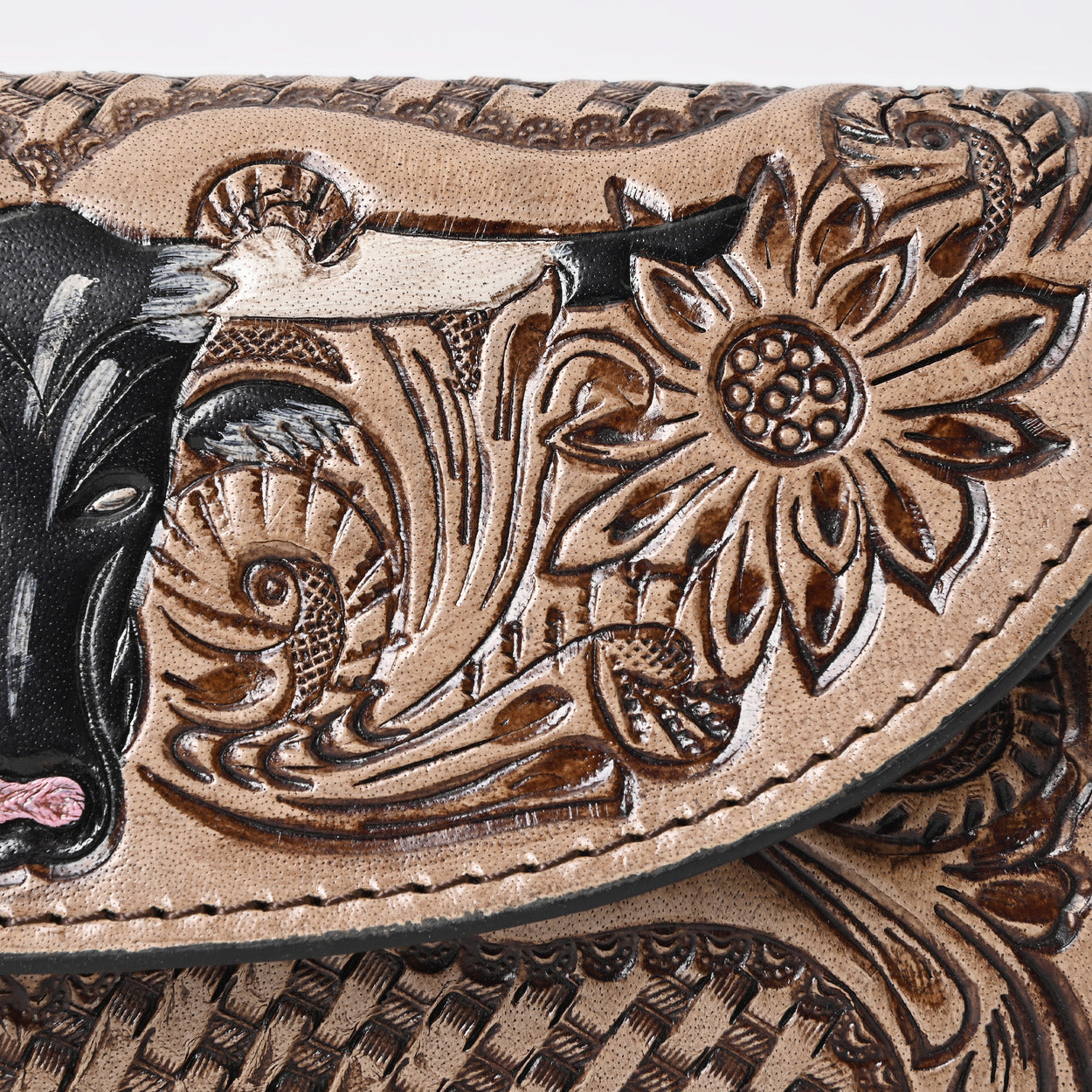 Bull Face Brown Wallet