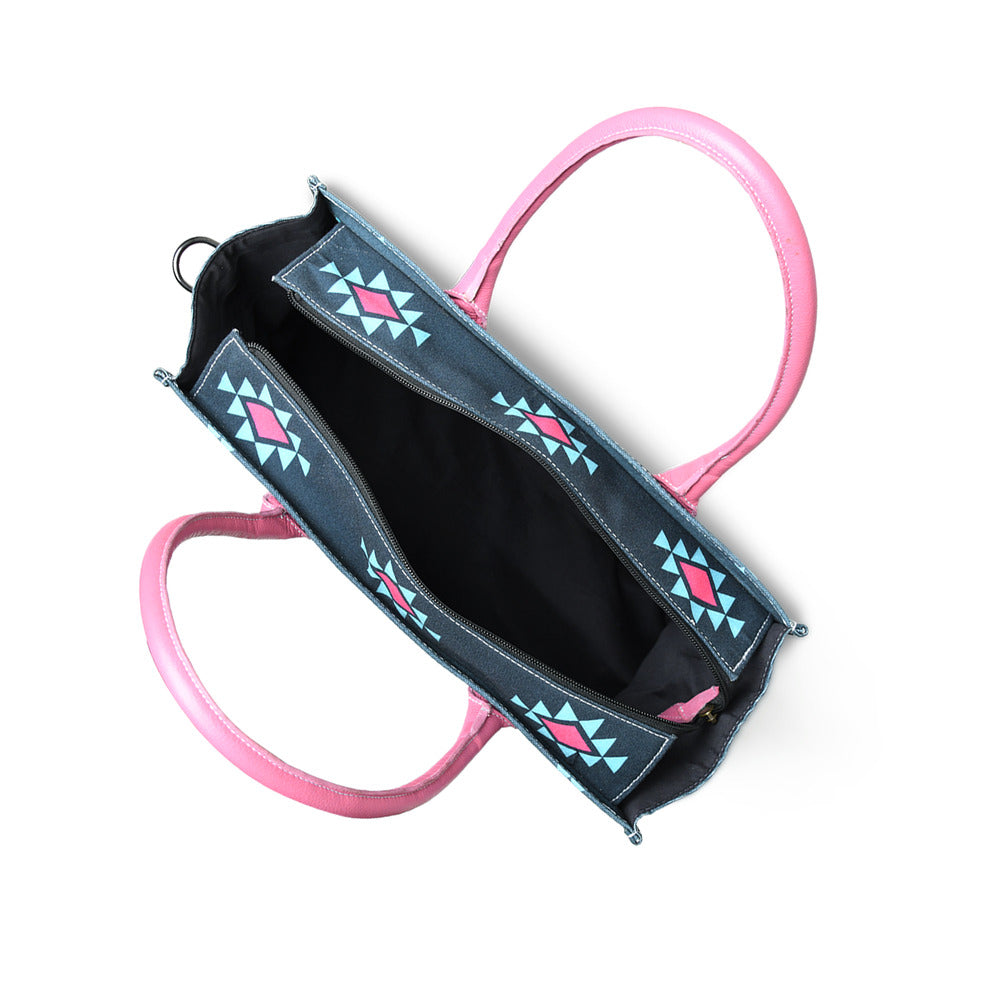 Merbaa Aztec Print Canvas tote bags (BIG)