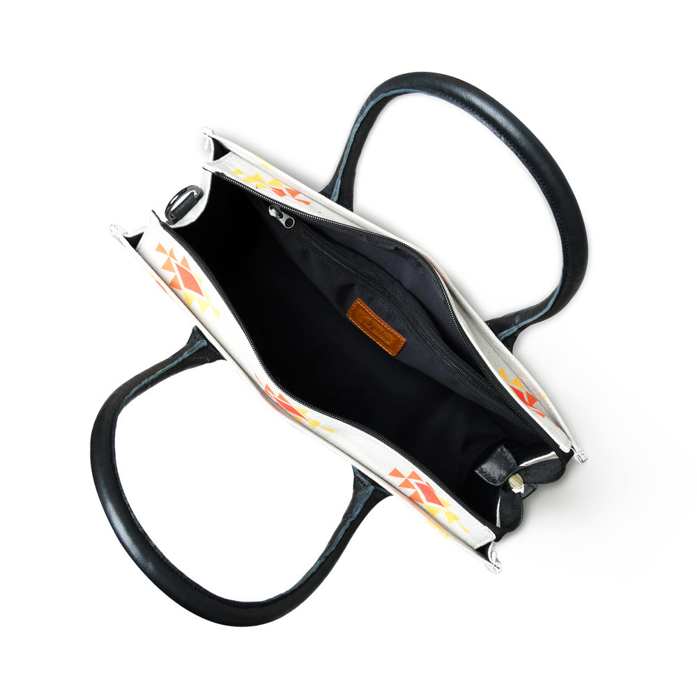 Merbaa Aztec Print Canvas tote bags (BIG)