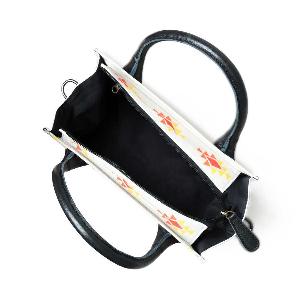 Merbaa Aztec Print Canvas tote bags (SMALL)