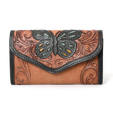 Colour Blast Handtooled Wallet