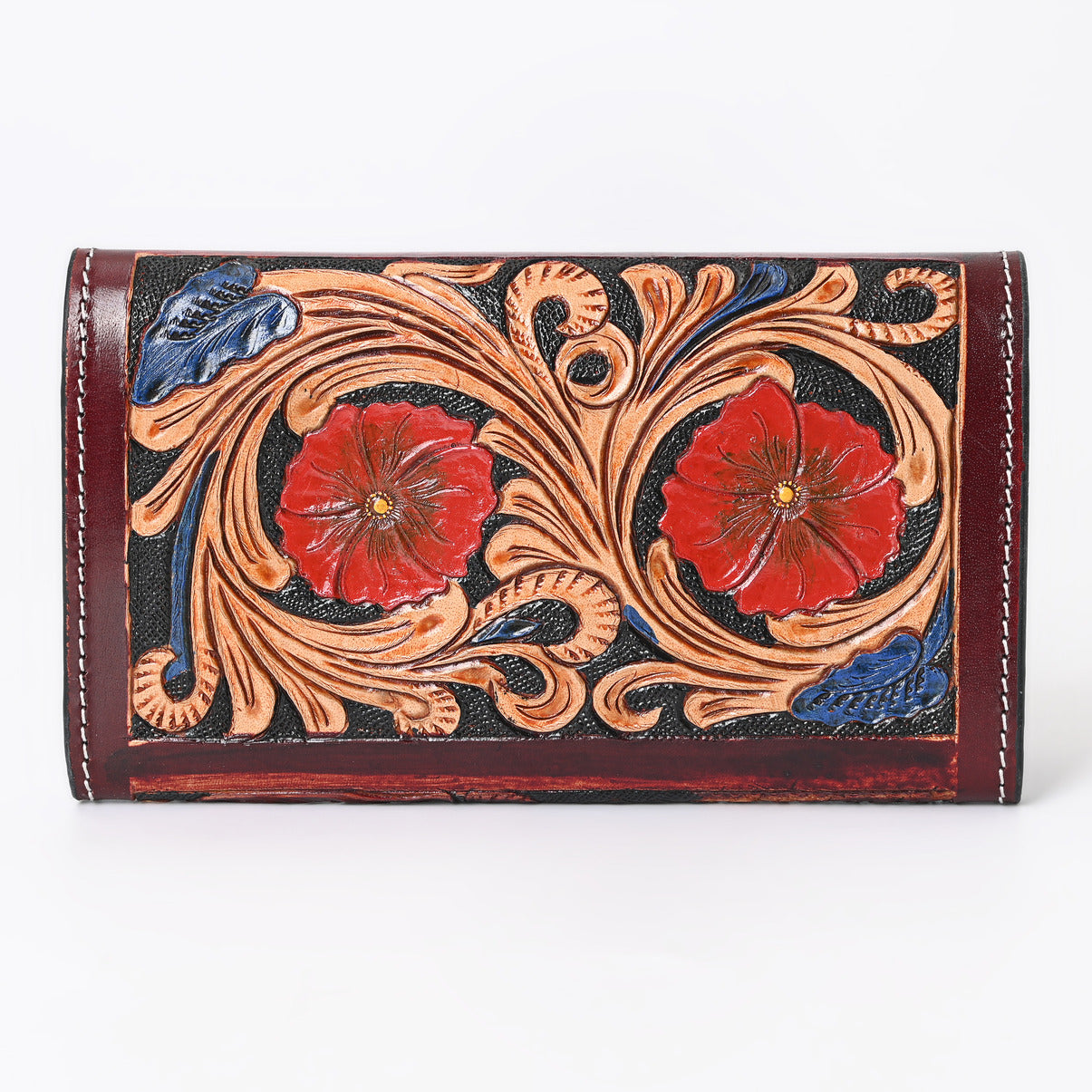 Retro Rucksack Trifold Wallet