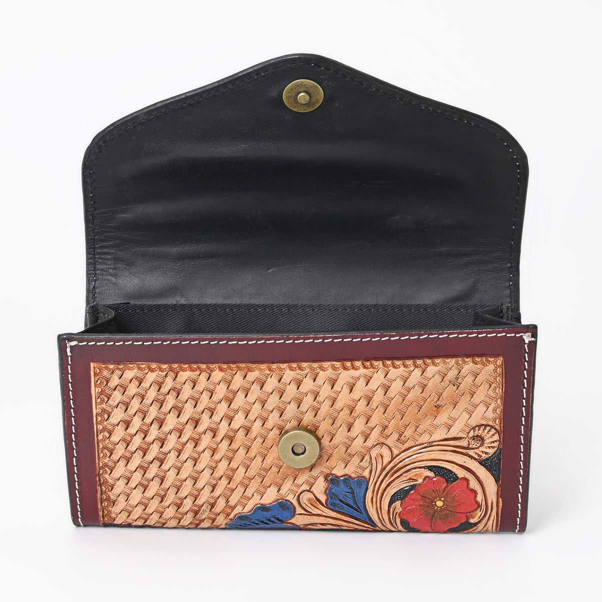 Retro Rucksack Trifold Wallet