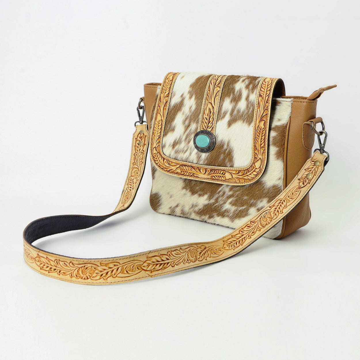 Smoky Tooled Leather Bag