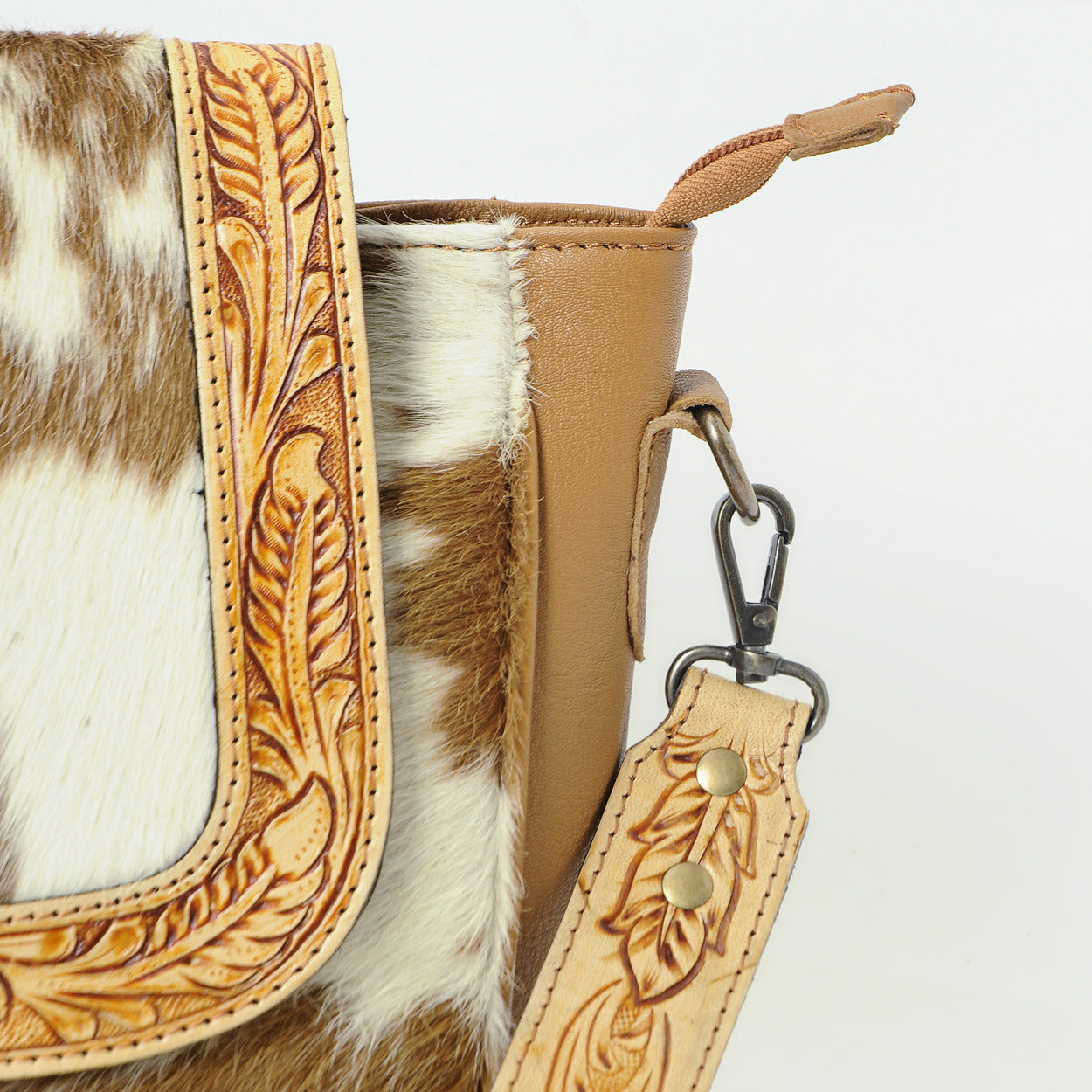 Smoky Tooled Leather Bag