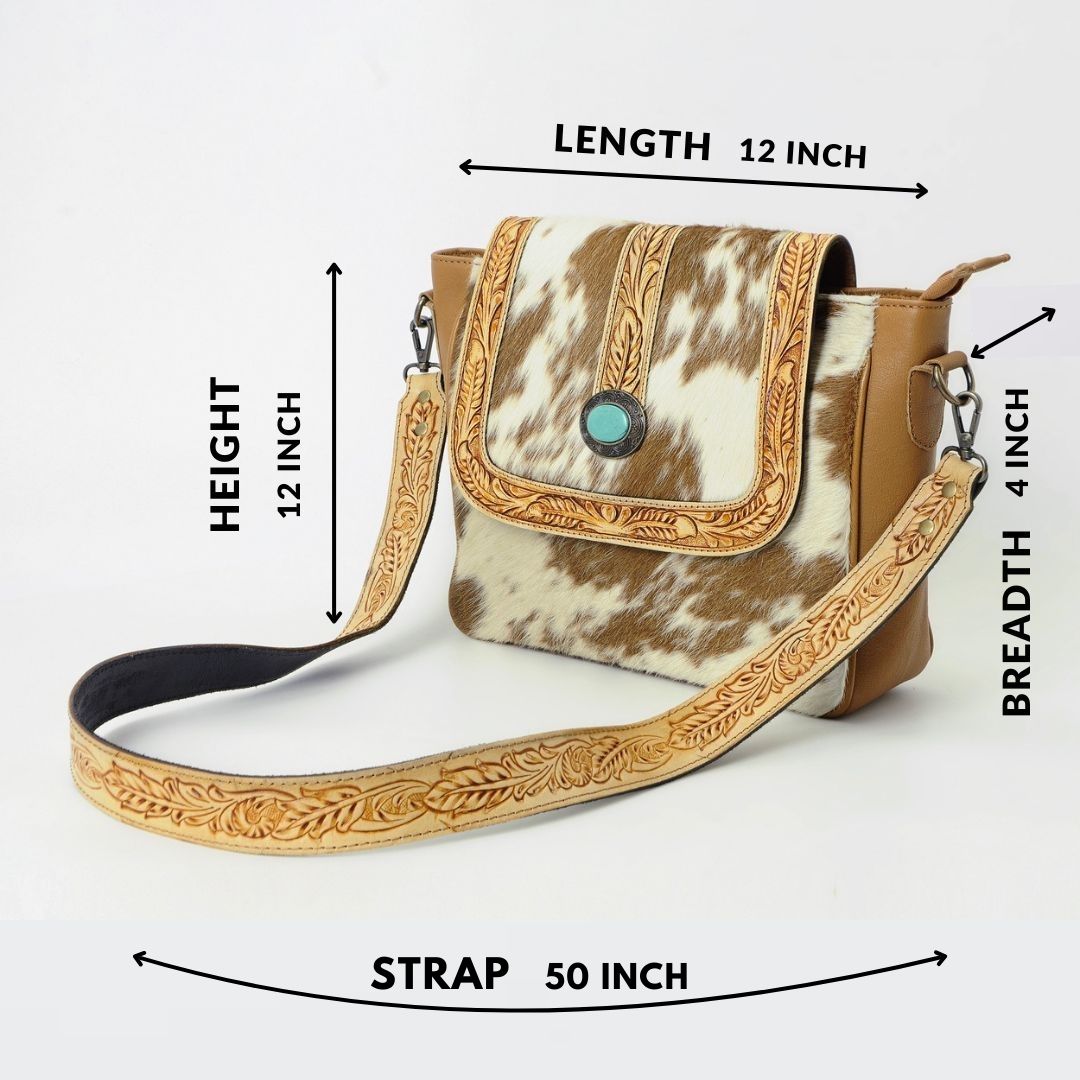 Smoky Tooled Leather Bag