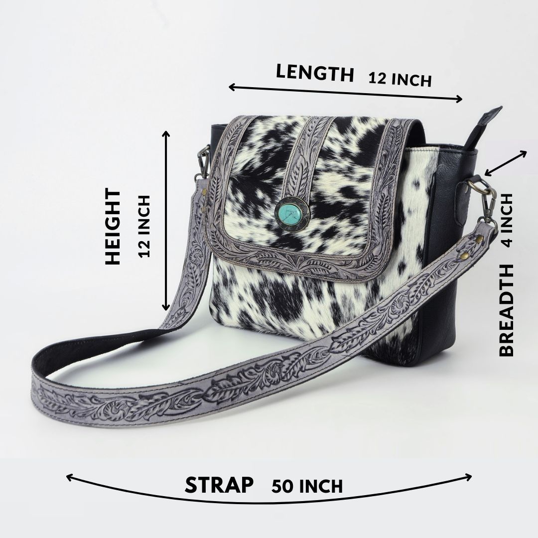 Smoky Tooled Leather Bag