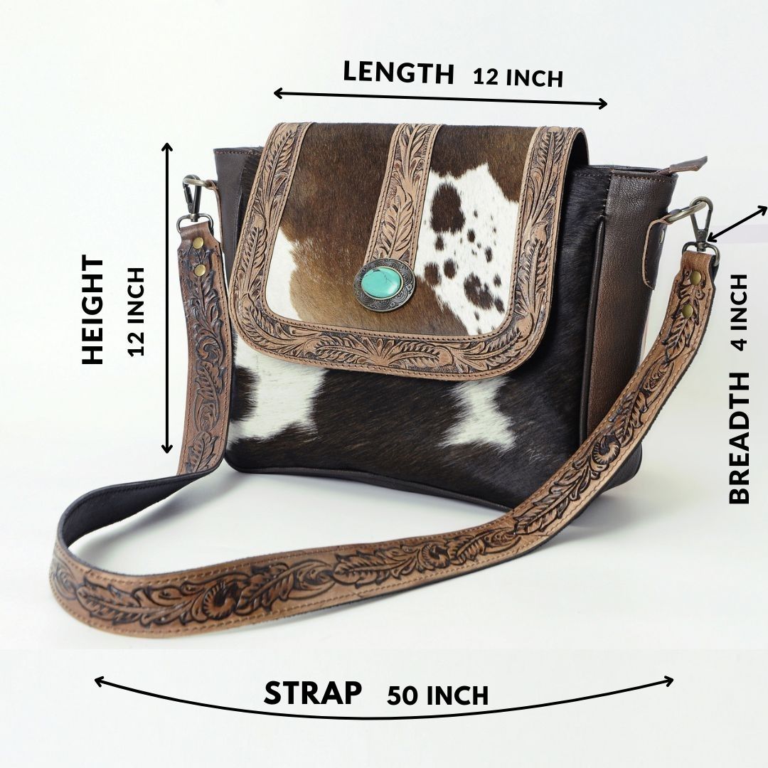 Smoky Tooled Leather Bag