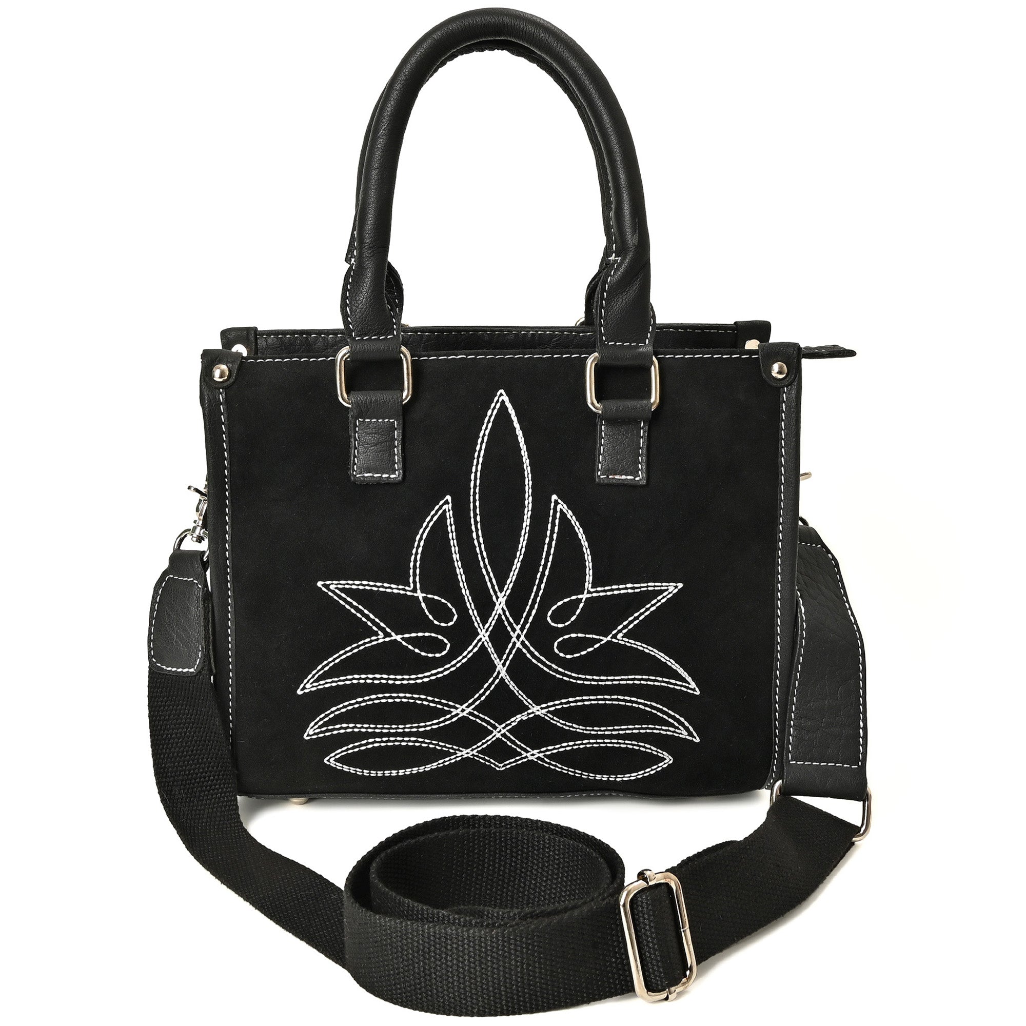Canyon Bloom Handbag – Western Floral Leather Handbag