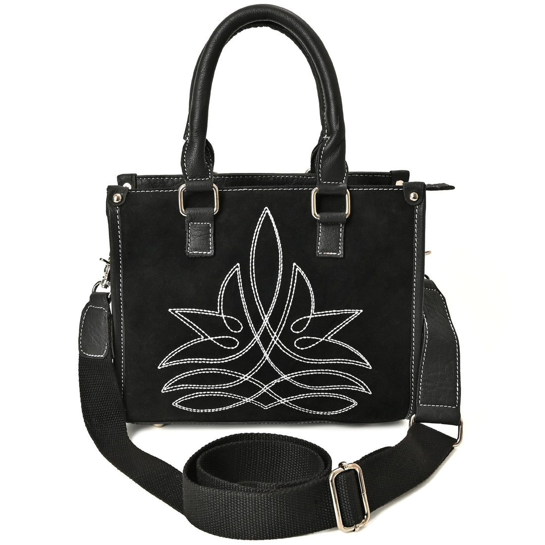 Canyon Bloom Handbag – Western Floral Leather Handbag