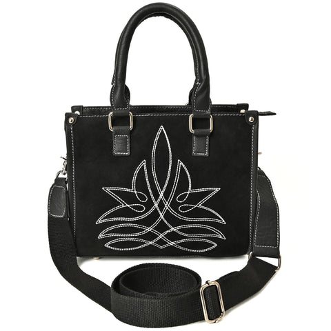 Canyon Bloom Handbag – Western Floral Leather Handbag