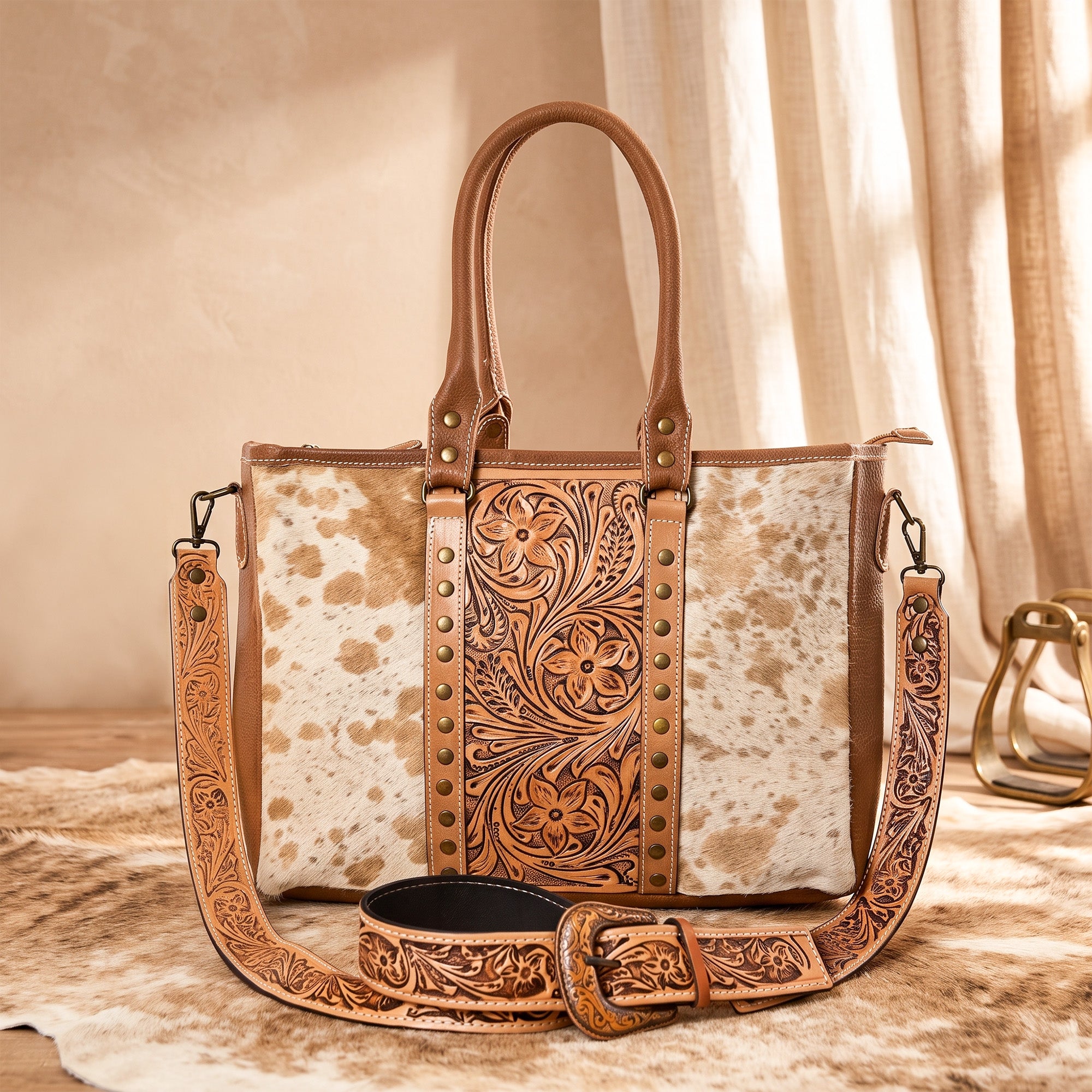 Conmarx Tooled H/on Tote Bag