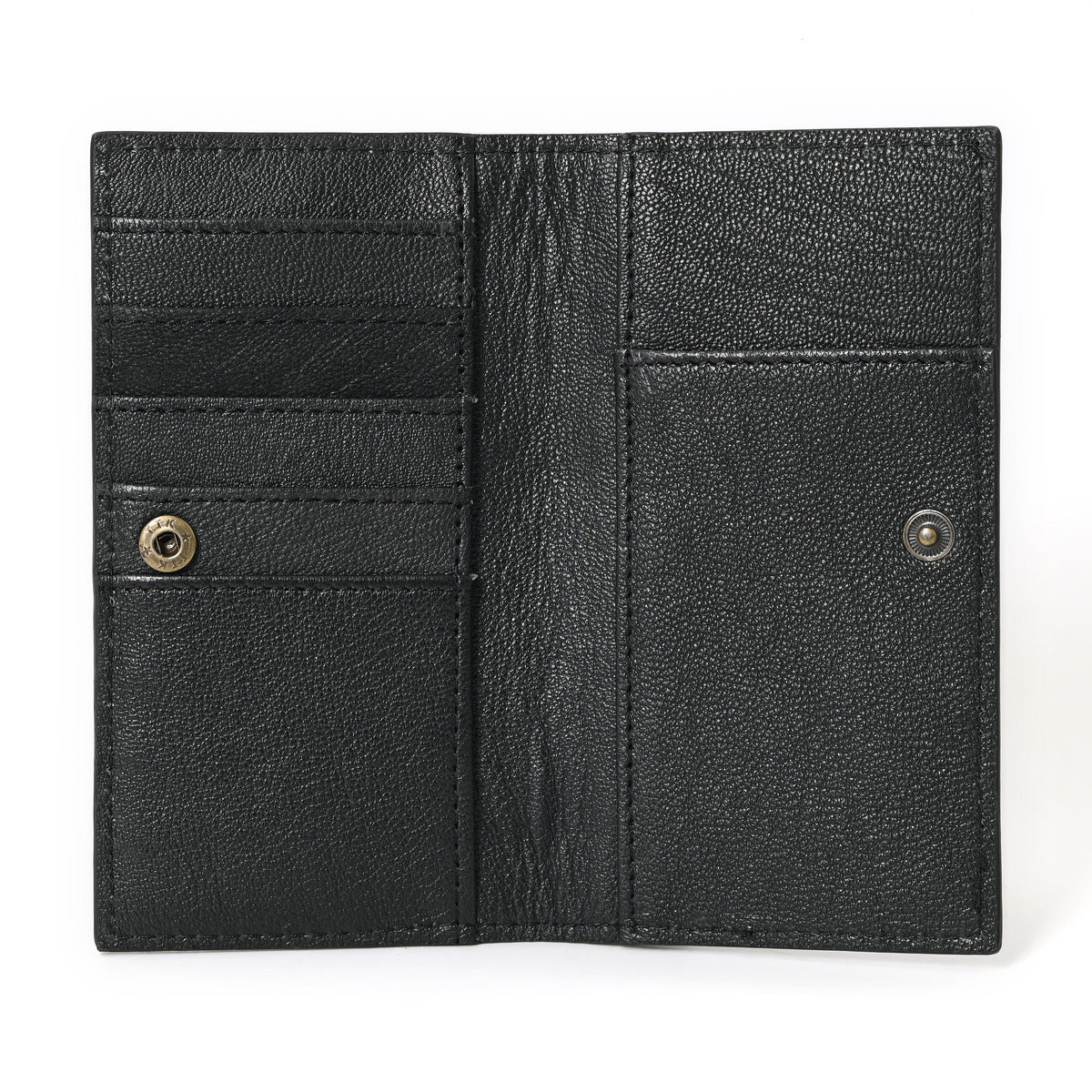 Zuki Hand Carved Black Checkbook Cover