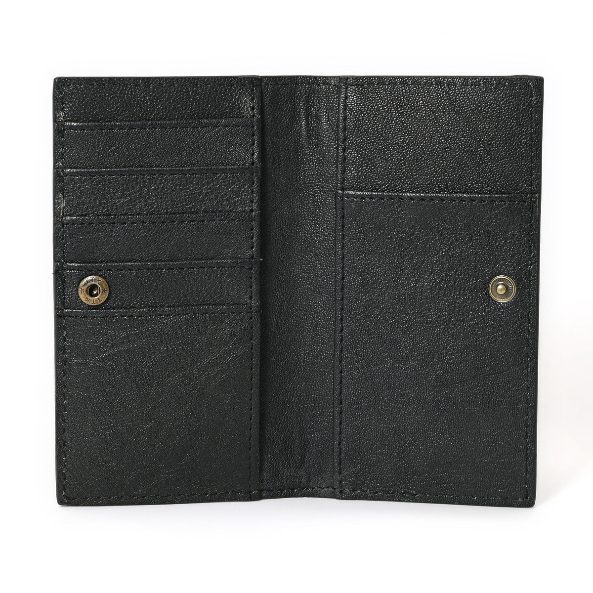 Granda Hand Carved Black Checkbook Cover