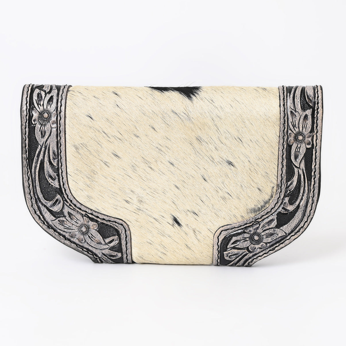 Ally Chick Handtooled Cowhide Clutch