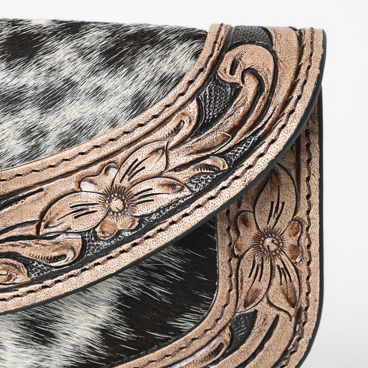 Ally Chick Handtooled Cowhide Clutch
