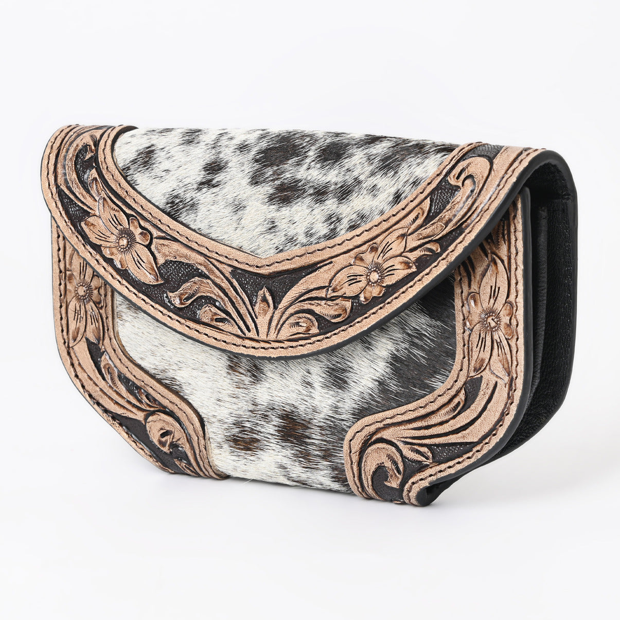 Ally Chick Handtooled Cowhide Clutch