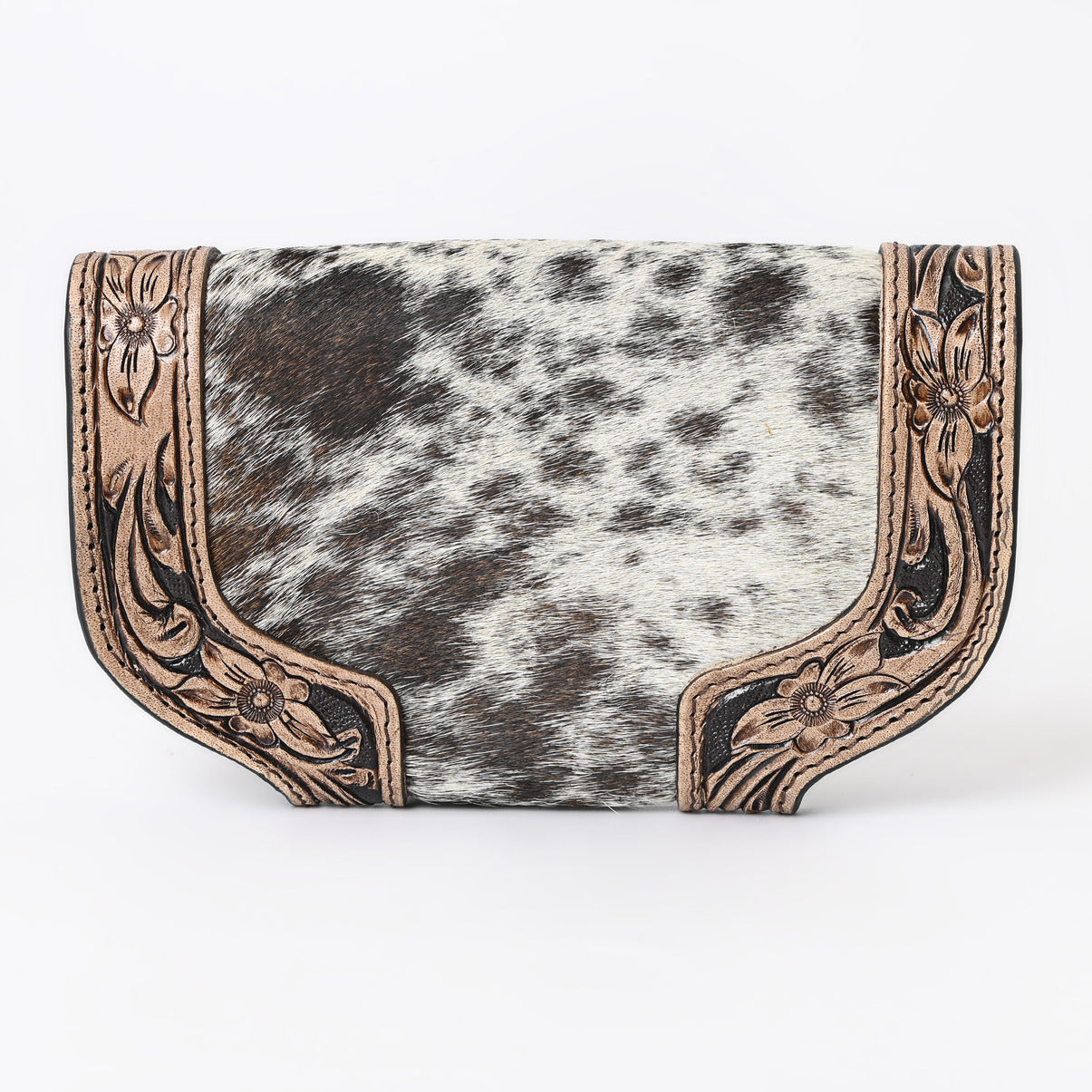 Ally Chick Handtooled Cowhide Clutch